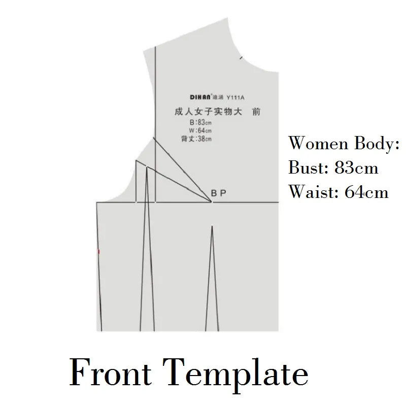 1:1 Fashion Tailors Ruler Women Basic Pattern Making Prototype Template School Rulers for Garment, Sewing, Clothing Design