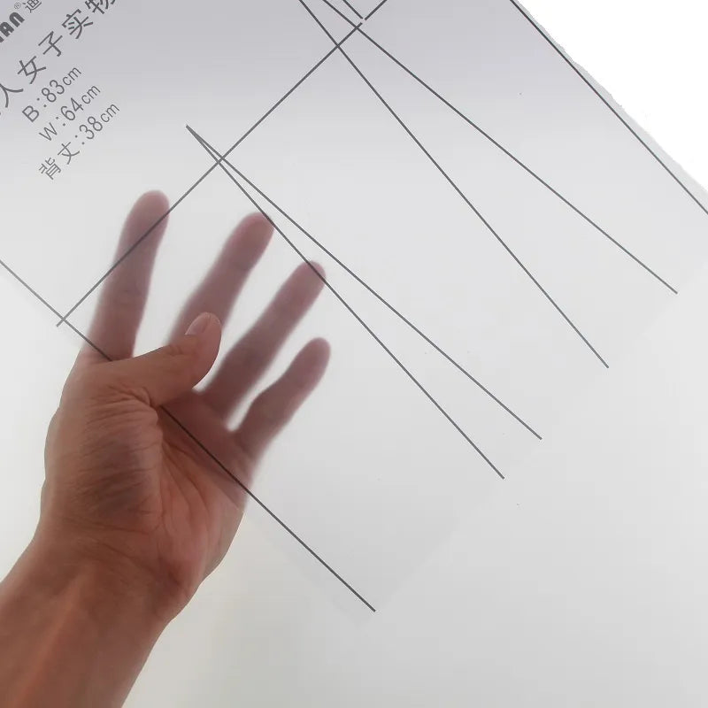 1:1 Fashion Tailors Ruler Women Basic Pattern Making Prototype Template School Rulers for Garment, Sewing, Clothing Design