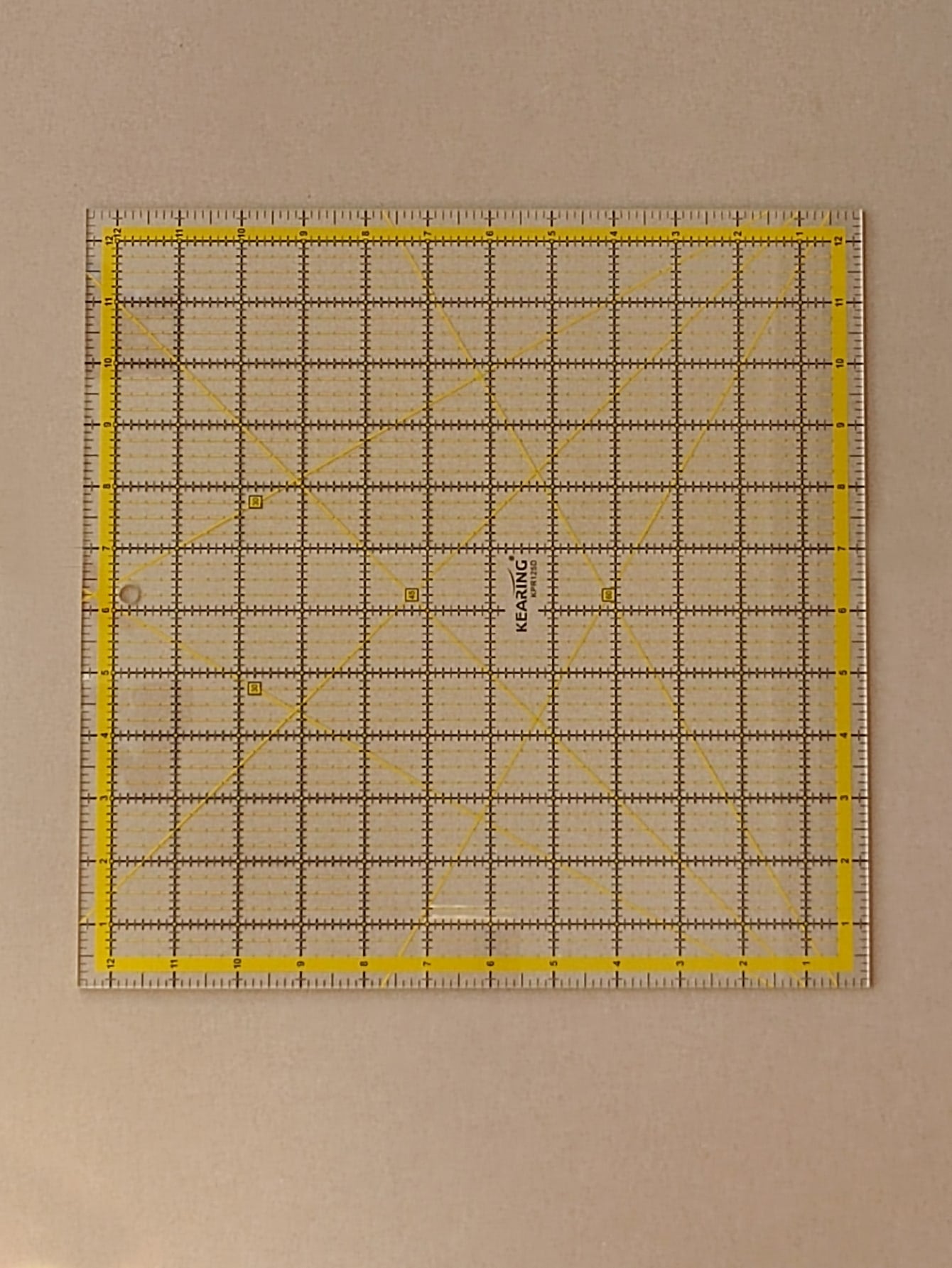 1pc 12.5 Inch Square Acrylic Patchwork Ruler