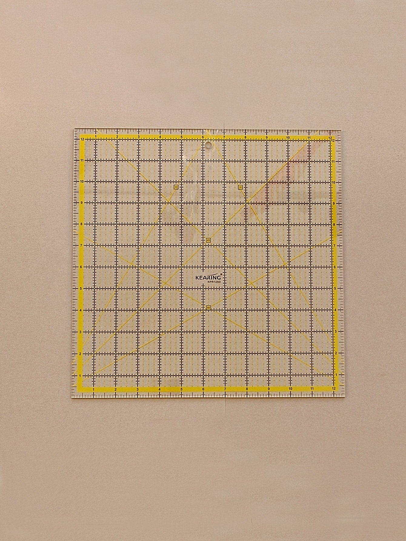 1pc 12.5 Inch Square Acrylic Patchwork Ruler