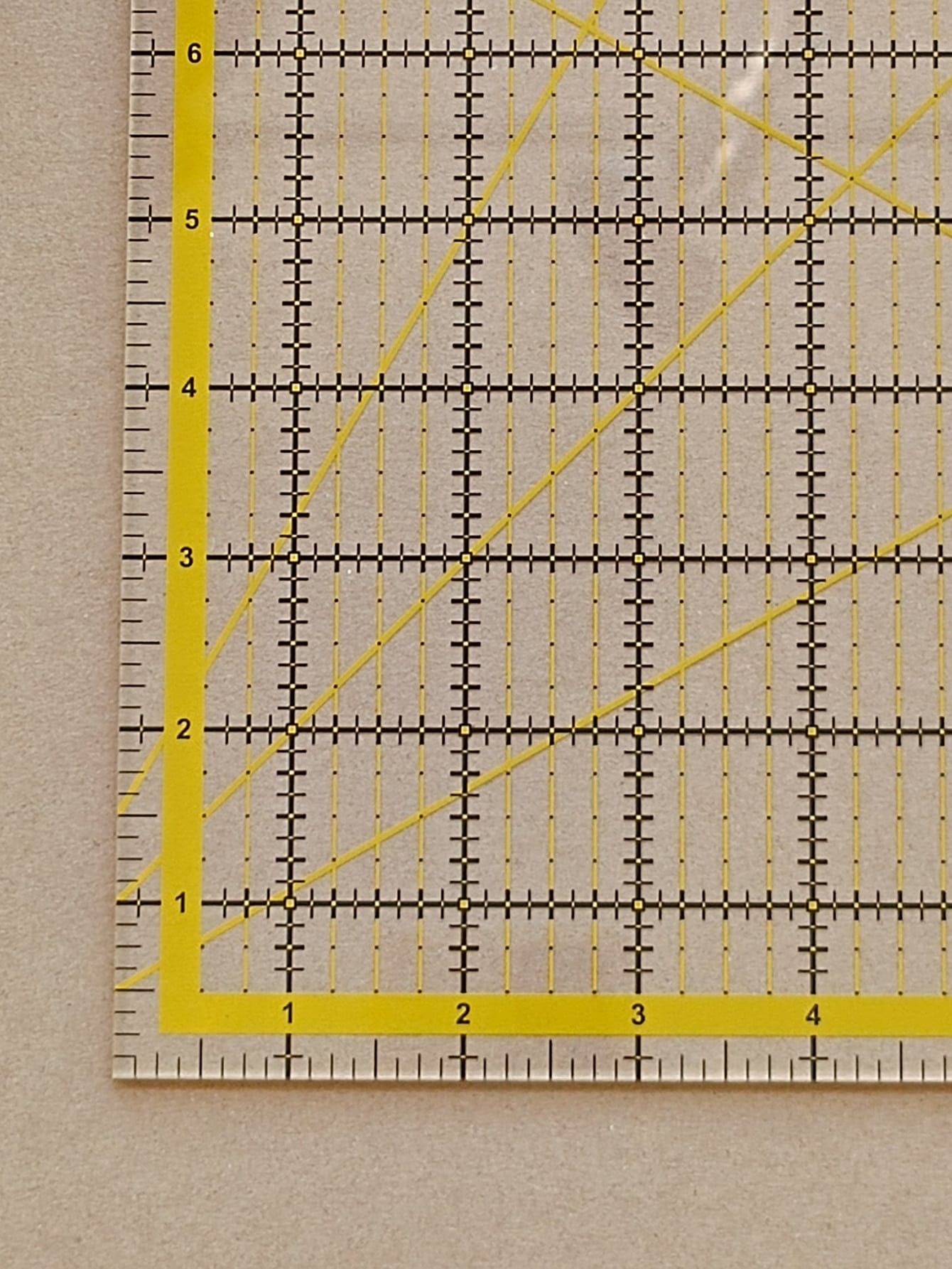 1pc 12.5 Inch Square Acrylic Patchwork Ruler