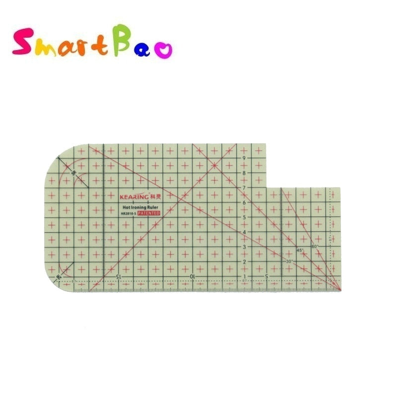 20cm Ultra-Thin High-Temperature Resistant Ironing Seam Gauge, Heat-Resistant up to 220°C, 0.3mm Thickness
