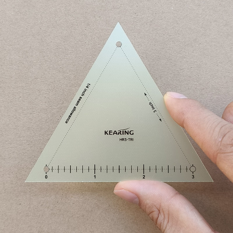 3 inch Ironing and Sewing Measuring Ruler - High-Temperature Resistant for Tailoring-Small Thin Ironing Ruler