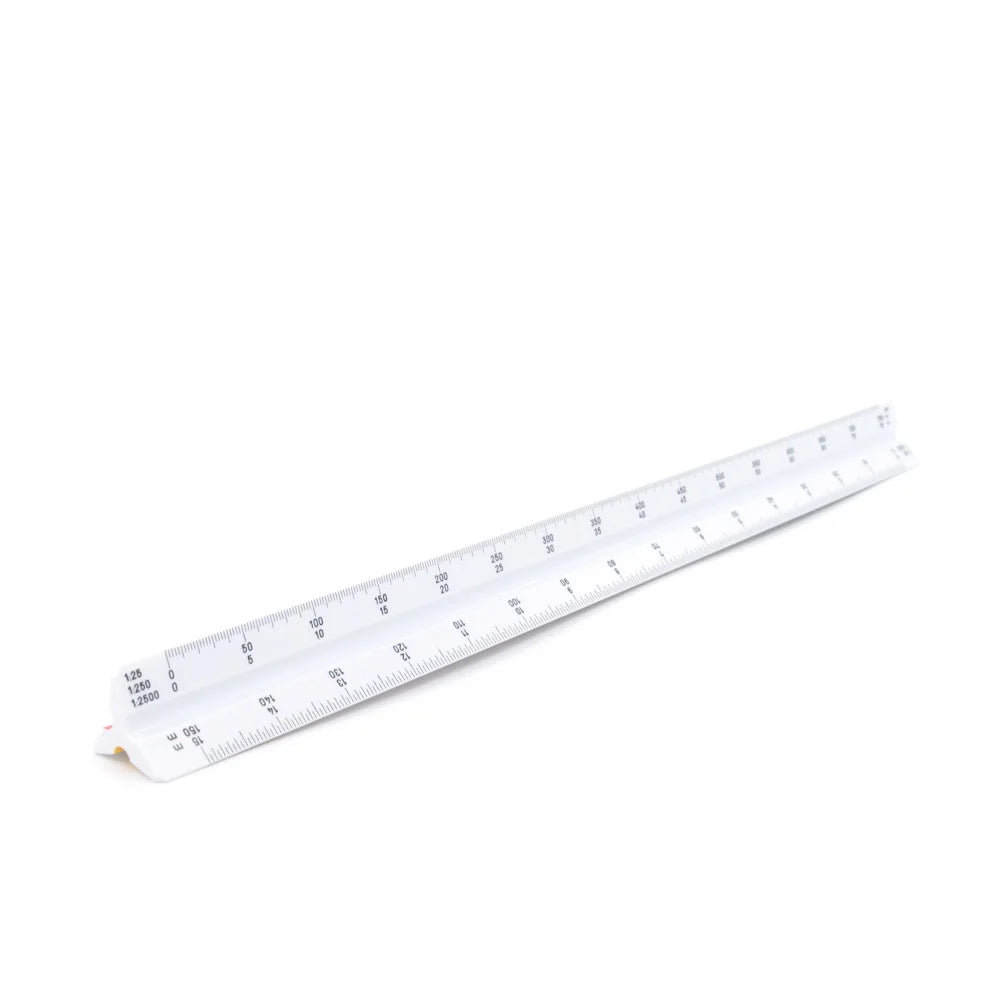 Clocore 30cm Triangular Scale Ruler Architectural Drawing Design Ruler Ideal for Architects, Engineers, School Home and Office Variety Scale  6 Sizes