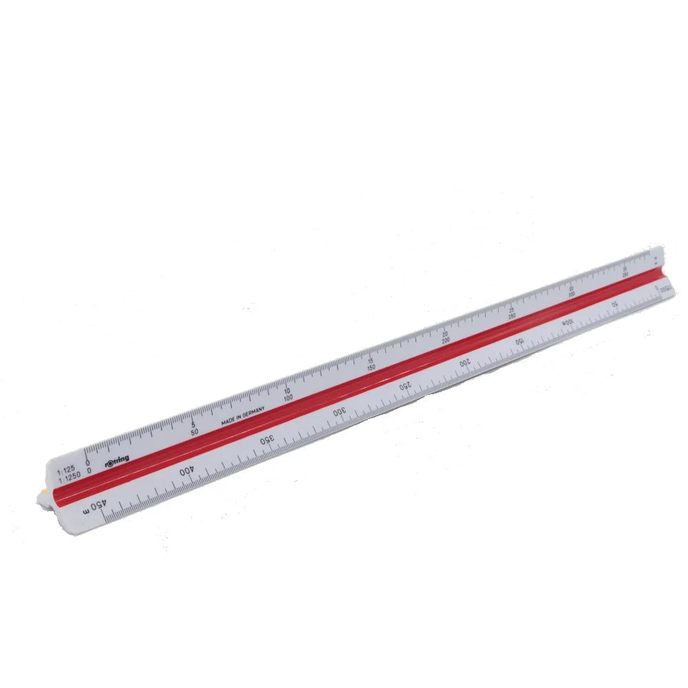Clocore 30cm Triangular Scale Ruler Architectural Drawing Design Ruler Ideal for Architects, Engineers, School Home and Office Variety Scale  6 Sizes
