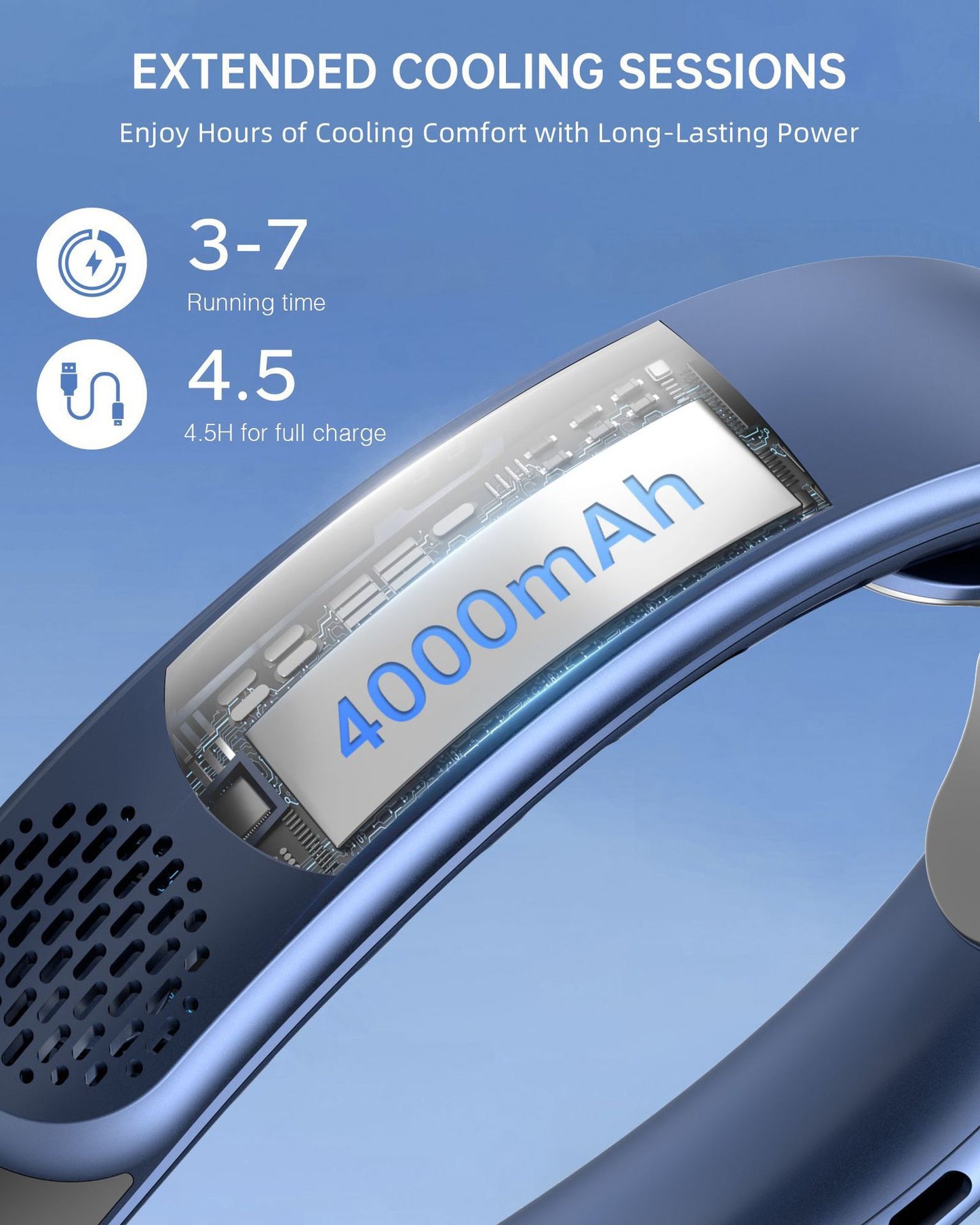 Hands-Free Neck Cooling Fan Portable Neck Fan Business Gift