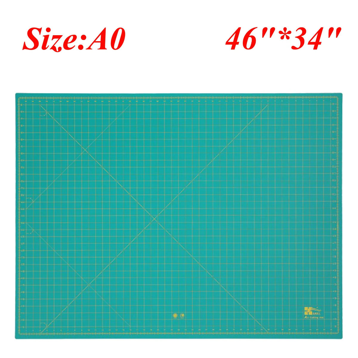 Clocore A0 Cutting Mat Super Large Size Cutting Board Mat White Core 3mm Thickness 90cm*120cm(46*34“)