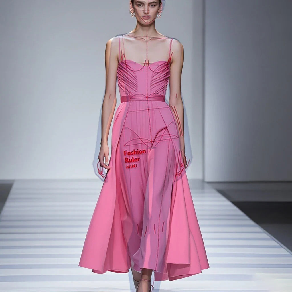 Clocore Fashion Illustration Ruler Template Used to Draw Fashion Models Template, Essential Tools for Fashion Designers