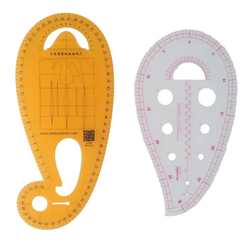 Guide Ruler to Pattern Making Fashion Design Ruler Clothing Curve Armhole Ruler