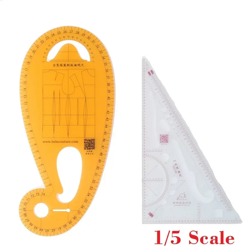 Guide Ruler to Pattern Making Fashion Design Ruler Clothing Curve Armhole Ruler