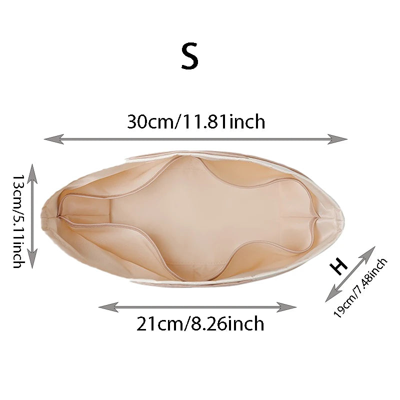 Large and small inner bag, long handle storage inner bag, nylon inner bag BIB-LC