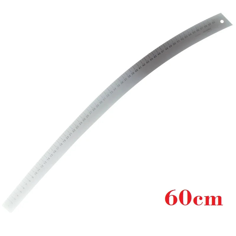 Clocore 4-Piece Metal French Curve Ruler Set for Fashion Tailoring – Multi-Size 32/48/60/61cm Precision Durable Pattern Making & Garment Design Tools