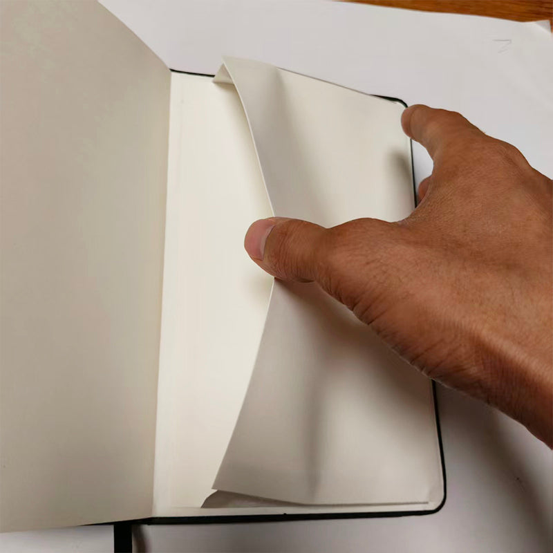 A5 PU Leather Notebook with Pen Holder, Custom Logo Available