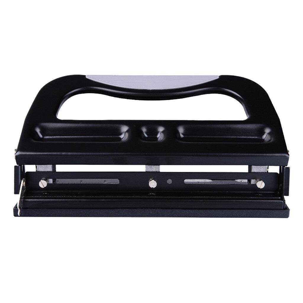 Clocore Three-hole Adjustable Hole Punch, Large Puncher, Adjustable Hole Distance/fixed Position  997L