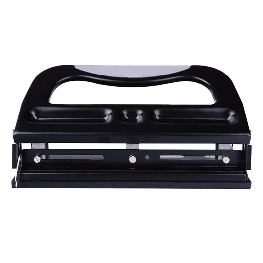 Clocore Three-hole Adjustable Hole Punch, Large Puncher, Adjustable Hole Distance/fixed Position  997L
