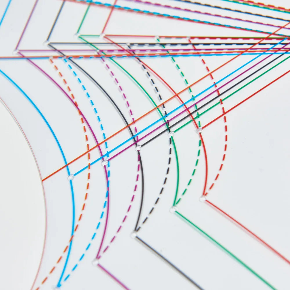 Professional Dressmaking Ruler for Creating Basic Dress Pattern Templates – Essential Tool for Dress Design and Sewing DR101