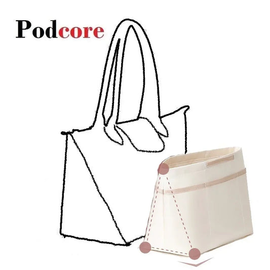 Purse Organizer Insert for Handbags Tote Bag Organizer for My Tote Bag Luxury Handbag