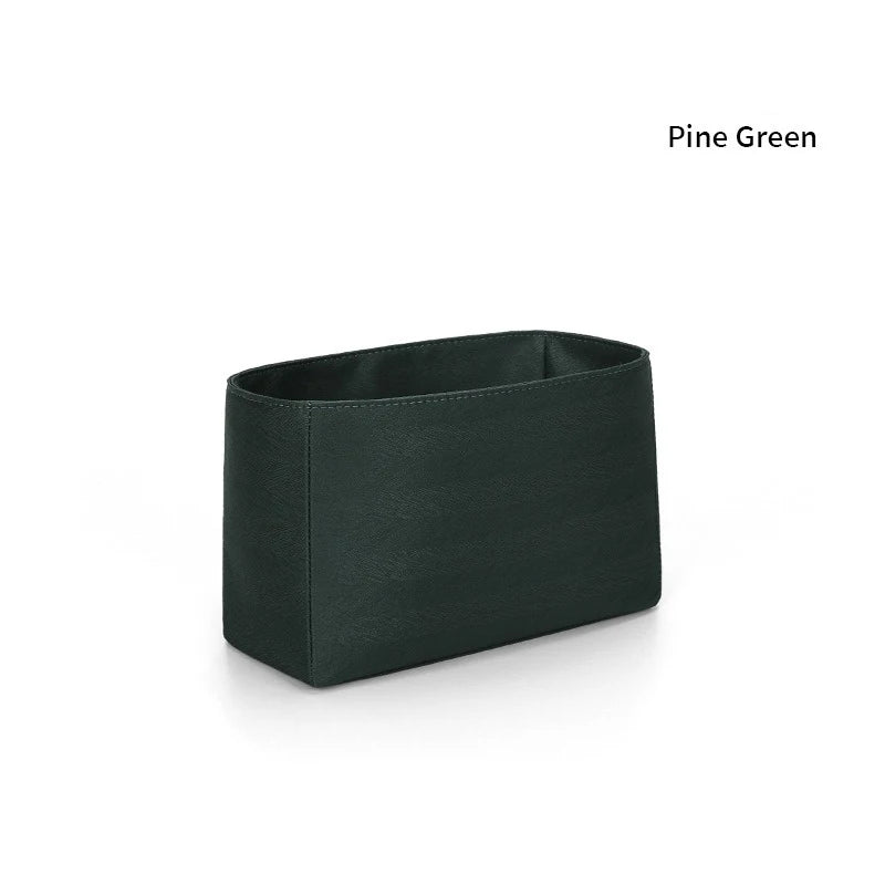 Premium Insert Organizer - Luxury Twill Satin Makeup Pouch & Storage Bag, Multi-Purpose Handbag Organizer with Structure Support & Lining Protector for Purse, Tote, Designer Bags