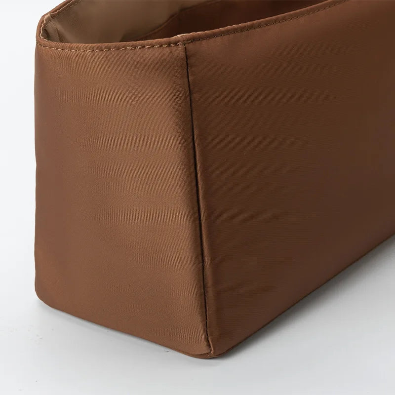 Custom Fit Birkin 20/25/30/35 Organizer Insert - Lightweight Nylon Liner with Interior Pockets & Zippered Compartment