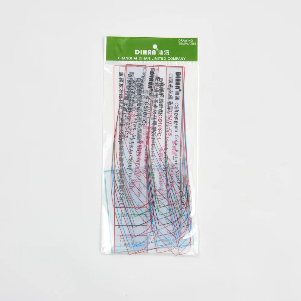 Clocore Transparent Plastic Template for The Transformation of The Cheongsam Stand-up Collar.CS101-