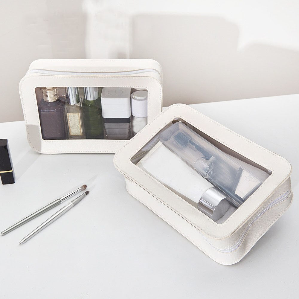 Premium PVC Travel Cosmetic Bag: Stylish and Versatile Organizer for Makeup, Toiletries, and More