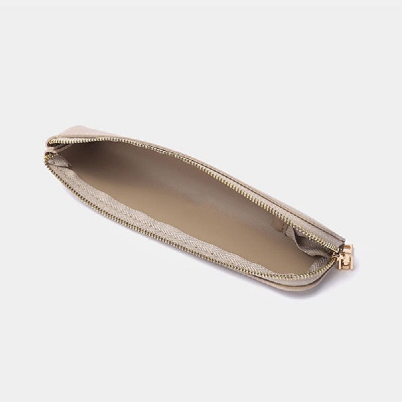 Slim PU Leather Pencil Case Cosmetic Brush Bag| Versatile & Stylish | Multiple Colors Available