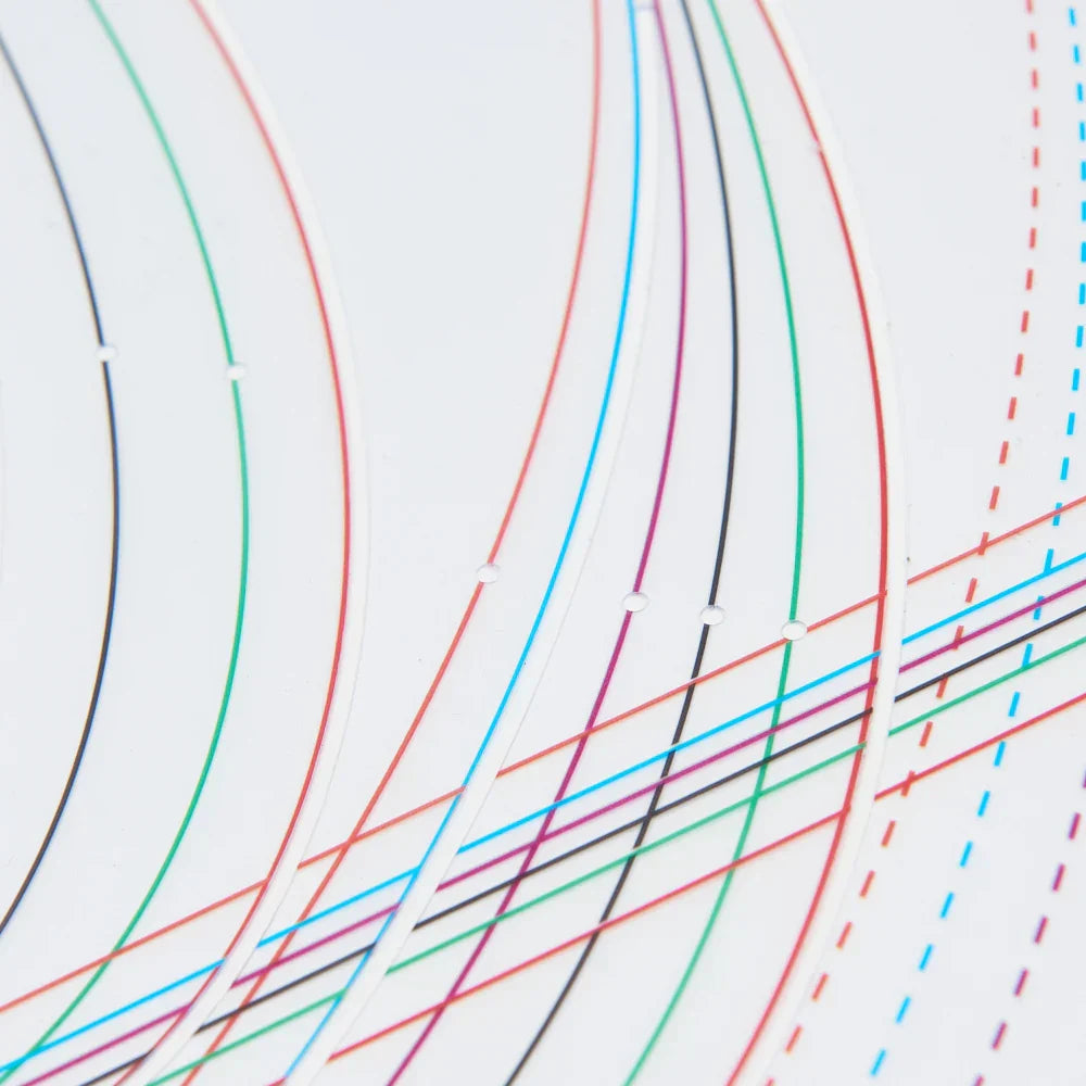 Mordern Cheongsam Sewing Pattern Transparent Plastic Basic Paper Pattern of Qipao with Multi-sizes in One Set Designer Chinese Cheongsam