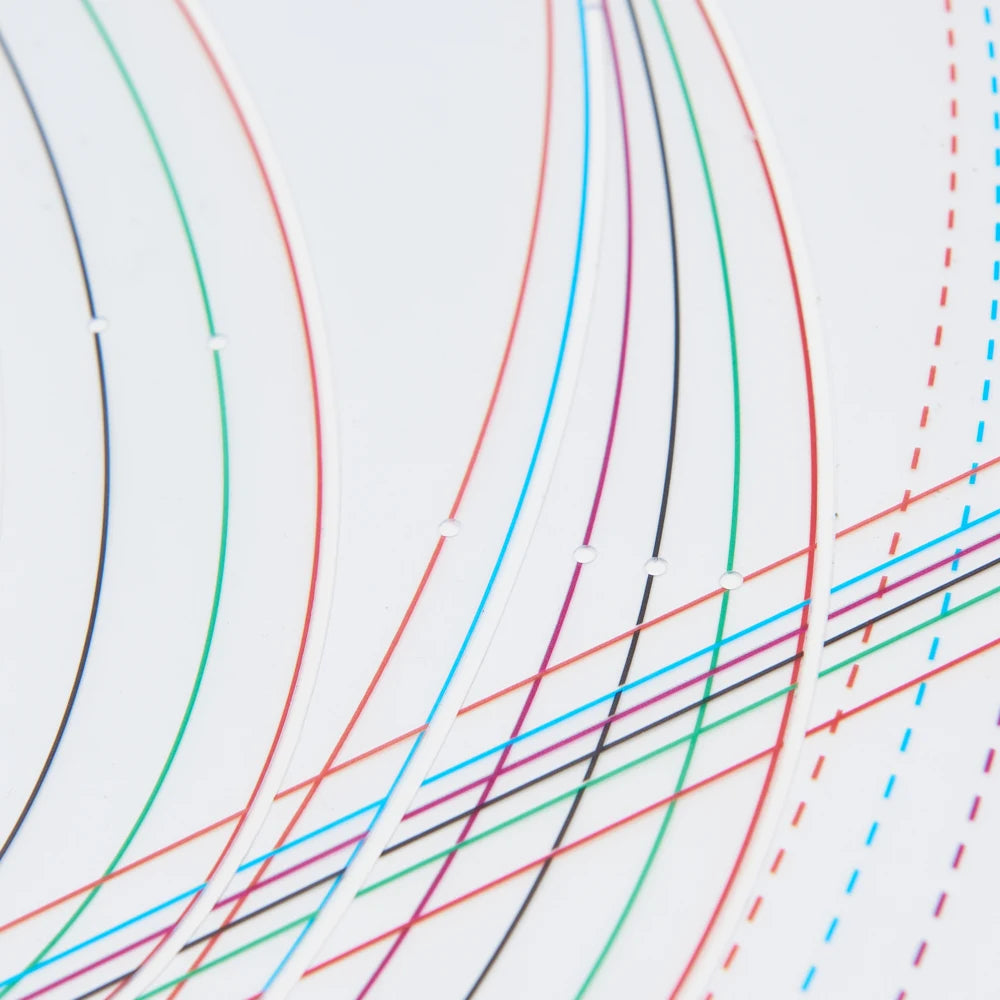 Clocore Sewing Pattern of Cheongsam Transparent Plastic Basic Paper Pattern of Qipao with Multi-sizes in One Set Designer Chinese Cheongsam