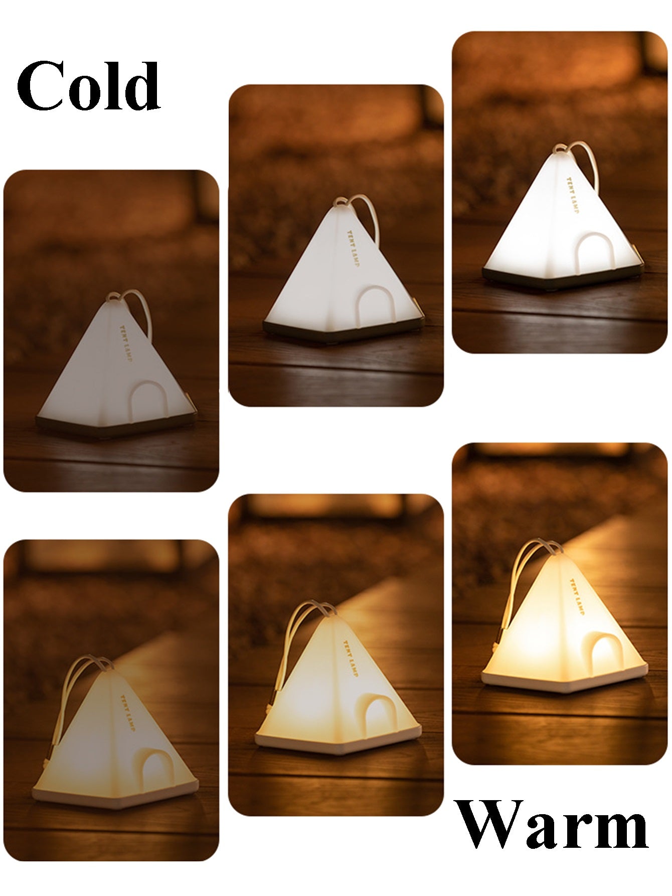 Premium Tent Night Light with Hanging Strap & Base – 6 Adjustable Brightness Levels for Ultimate Camping Ambiance
