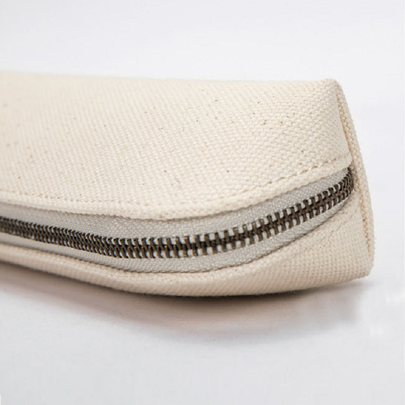 Canvas Zipper Pencil Bag