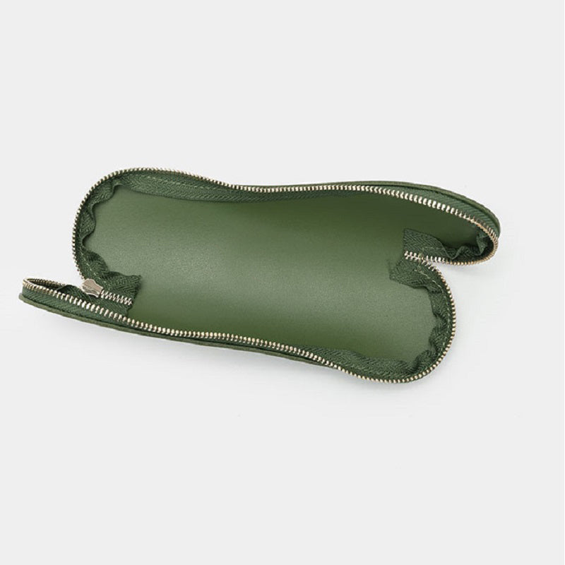 Slim Luxury Pencil Case PU Pencil Pouch for Girls, Kids