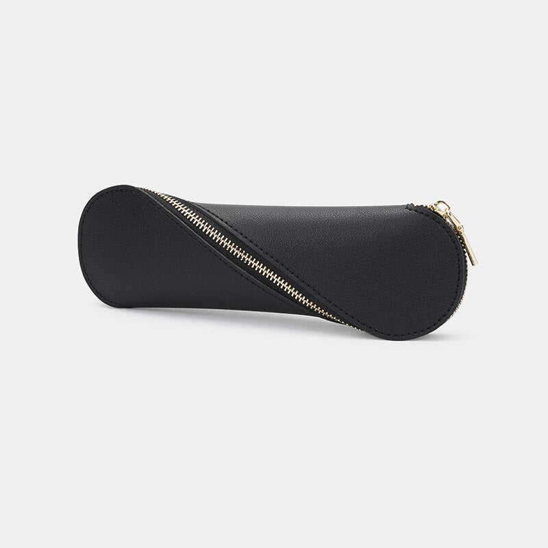 Slim Luxury Pencil Case PU Pencil Pouch for Girls, Kids