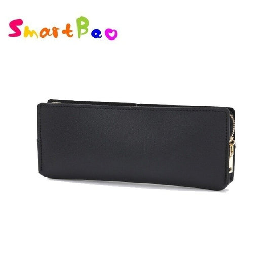 Smartbao Black Leather Pencil Pouch