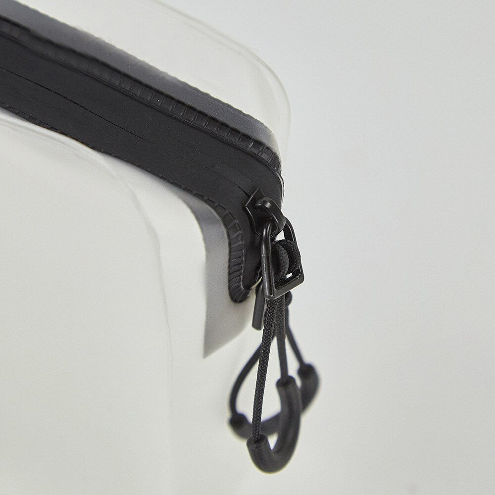 Customized-Transparent Cosmetic Bag with Zipper Small Woman Cosmetic Bag Organizer