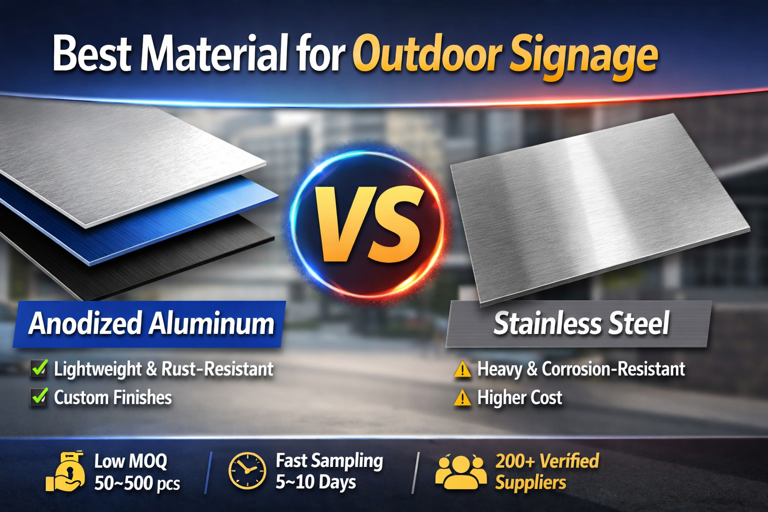 Best Material for Outdoor Signage: Why Sign Makers Choose Anodized ...