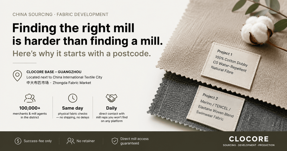 Why Finding the Right Fabric Mill in China Matters More Than Finding Any Mill