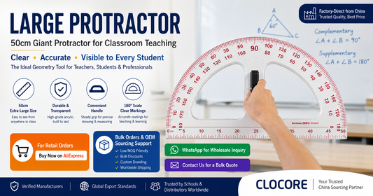Large Protractor for Classroom Teaching – The Best Giant Geometry Protractor for Teachers