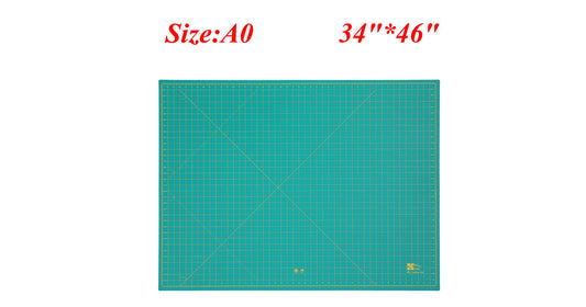 What are the uses of an A0 cutting mat in fashion design?