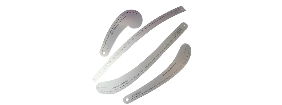 Sewing Ruler Metal What is included in Metal Curve Sewing Ruler Set, and what are their u