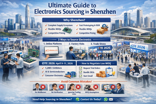 How to Source Electronics in Shenzhen (Low MOQ, OEM & CITE 2026 Guide)