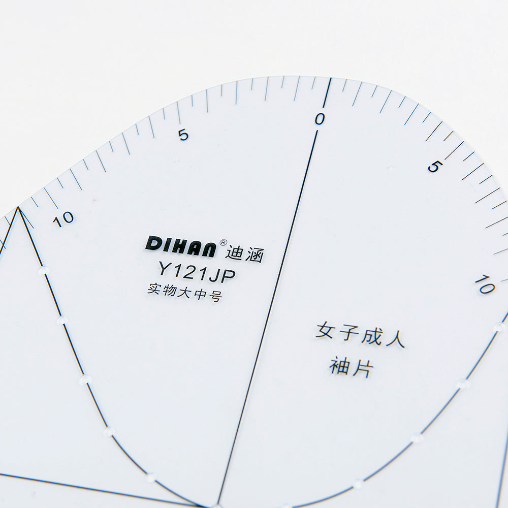 Clocore 1:1 Sleeve Pattern Making Prototype Ruler Plastic Sewing Tailor Tool Sleeve Curve Ruler Help To Draw Sleeve Pattern Y121JP