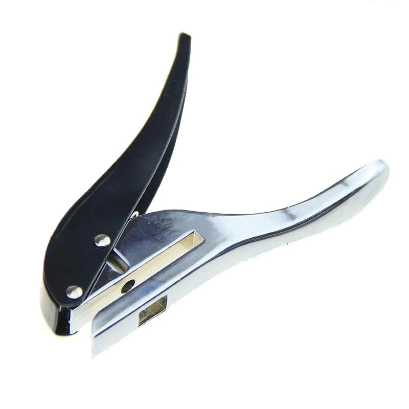 Heavy Duty Hole Punch – Handheld Single Hole Punch 3mm/6mm/8mm/10mm for PVC Cards, Bank Cards, Film, Plastic & Paper