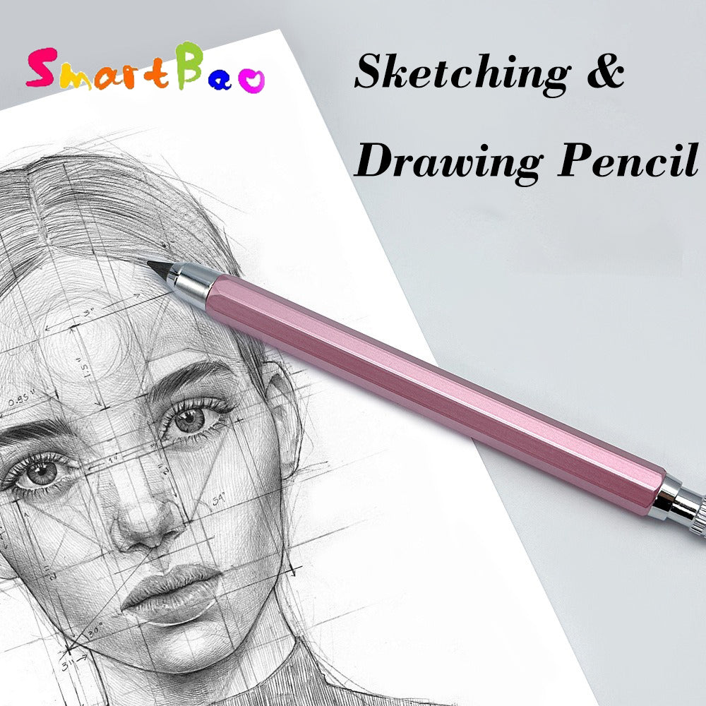 Professional Metal Mechanical Pencil for Sketching & Drawing (4.0mm / 5.6mm)