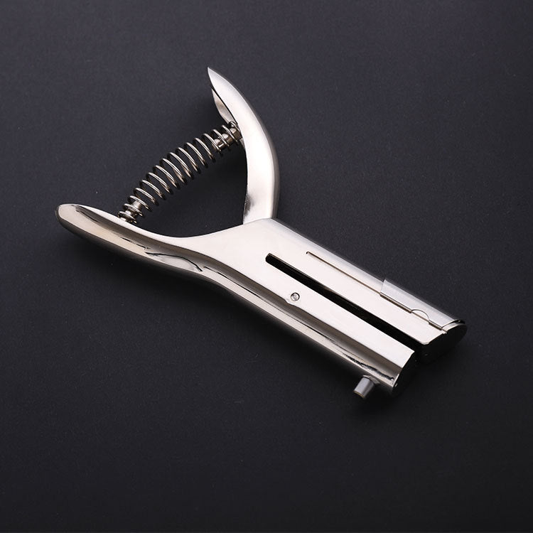 Handheld PVC Card & Photo Hole Punch – Single Hole Puncher, 3mm/6mm/8mm/10mm, Long Reach 53mm Depth