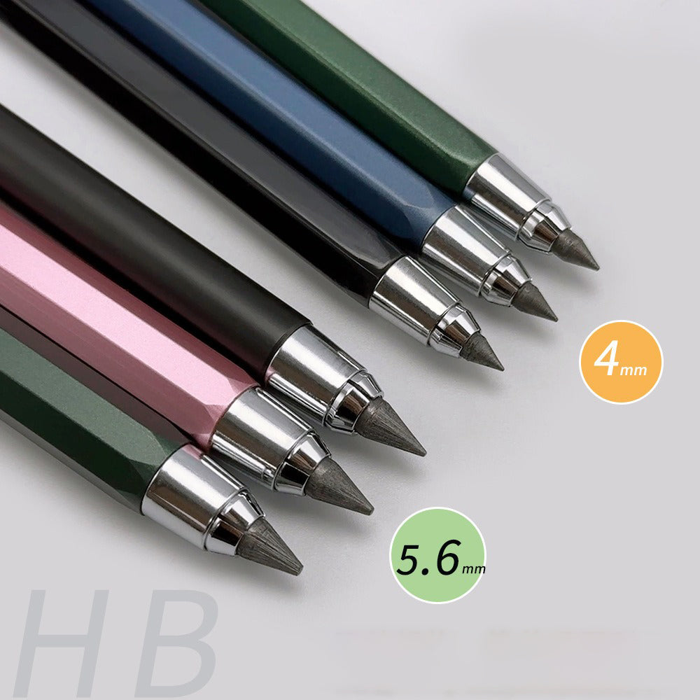 Professional Metal Mechanical Pencil for Sketching & Drawing (4.0mm / 5.6mm)