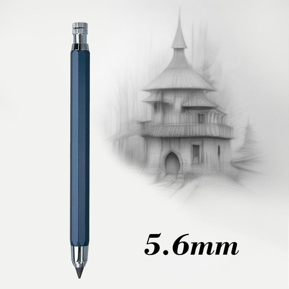 Professional Metal Mechanical Pencil for Sketching & Drawing (4.0mm / 5.6mm)