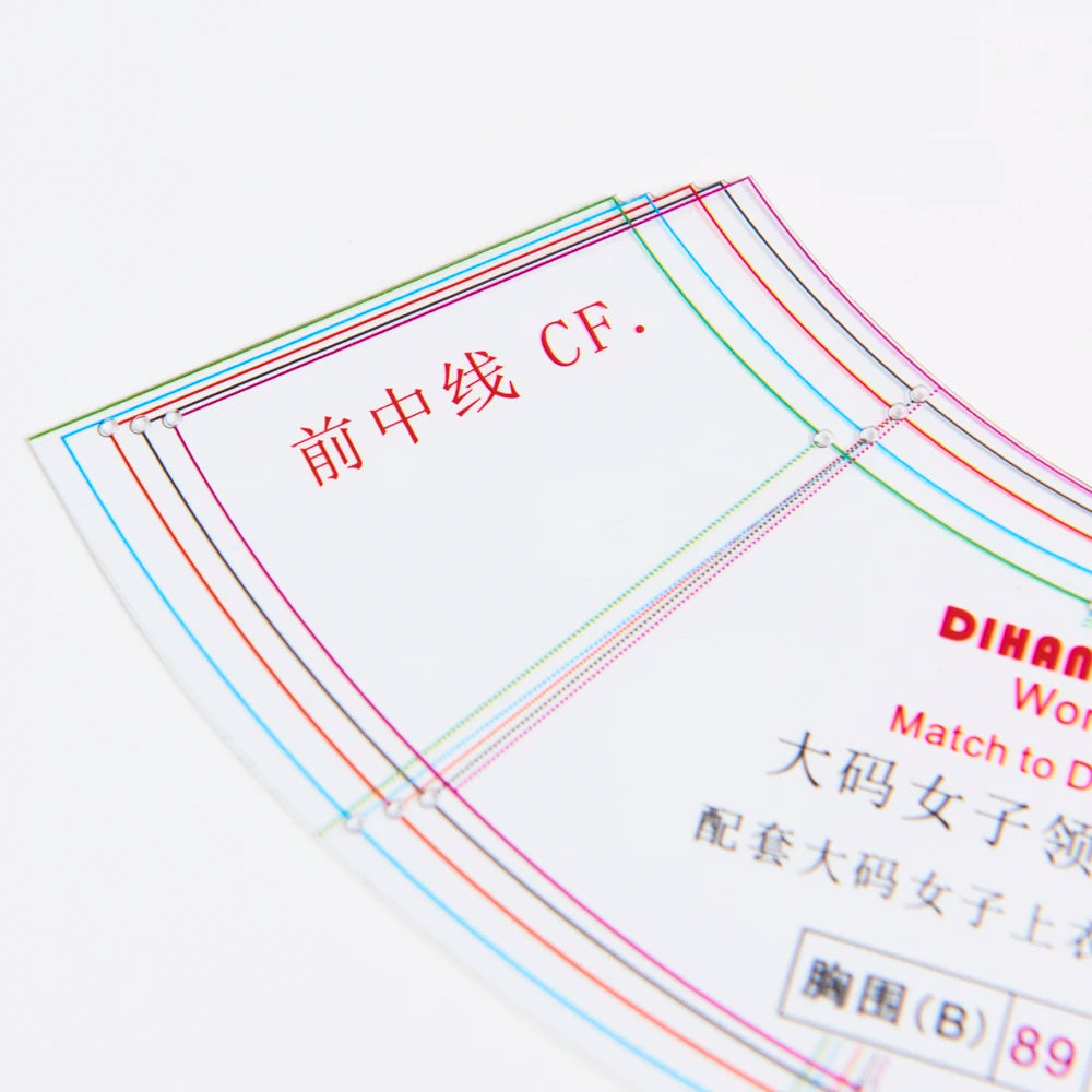 Clocore Y101L-C, Women's Large Size Collar with Multiple Sizes Combined in A Basic Type, Japanese Bunka-gata Prototype.