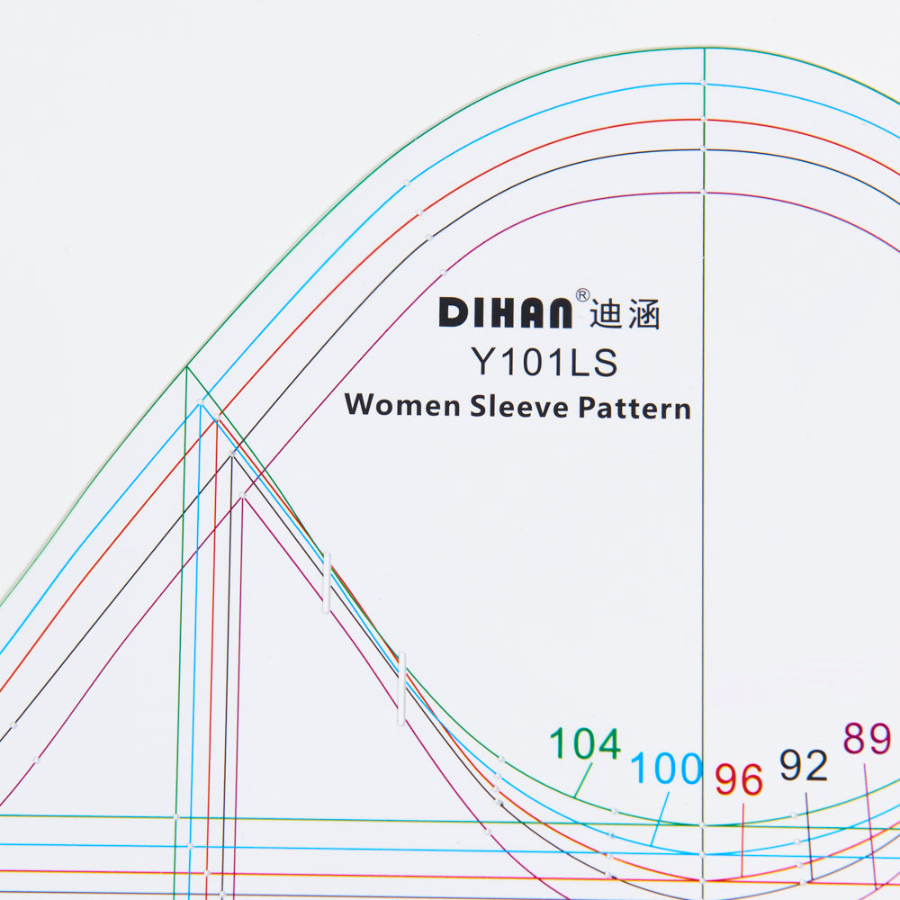 Clocore L Size Pattern Making Sewing Ruler 1:1 Fashion Women Prototype Full Scale Cloth Design Rulers Template Basic Sewing Pattern Y101LS