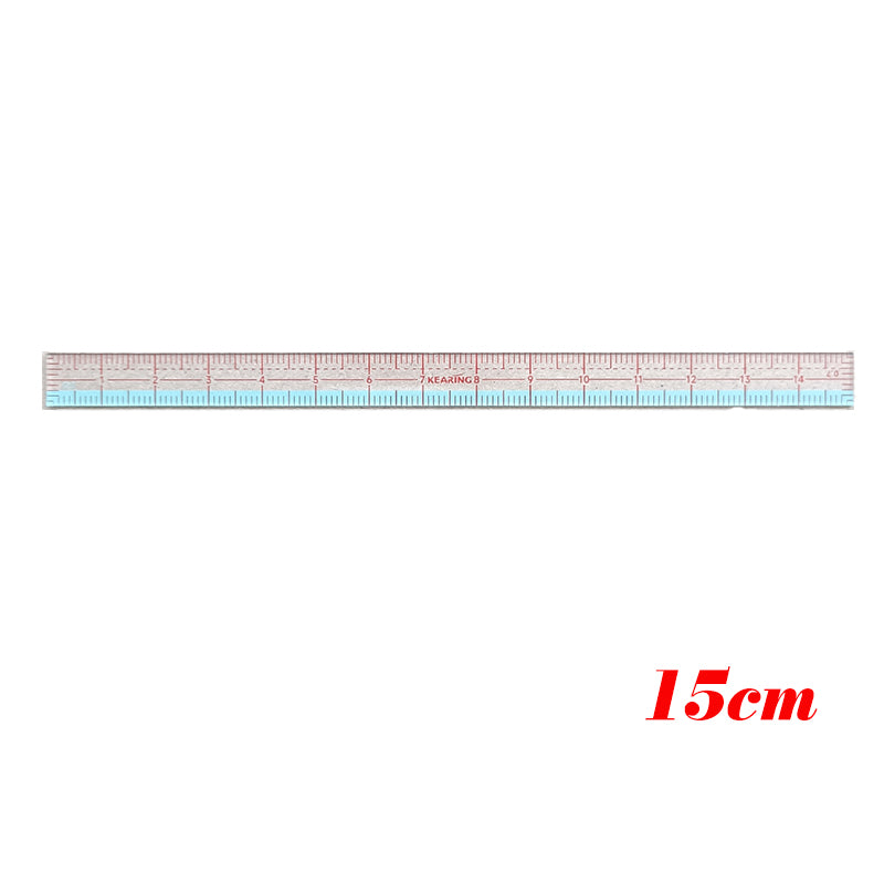 Garment Ruler – Professional Transparent Sewing & Pattern Making Tool with Red Grid and Green Partition