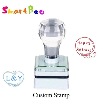 1pcs Personal Name Stamp Custom Self Inking Signature Stamps Personalised Handwritten Signature Seal